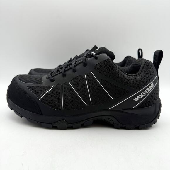 Wolverine Mens Amherst II CarbonMAX Work Shoe US 7.5 M Black Composite Toe NIB - Picture 9 of 13
